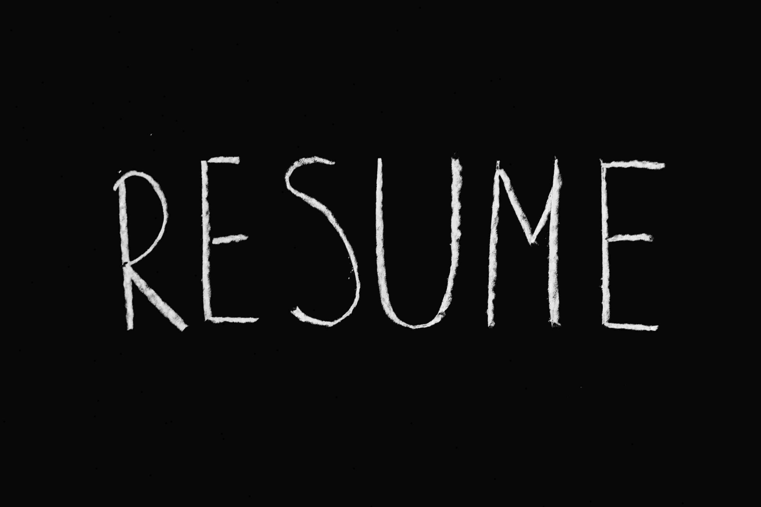 All About The Resume